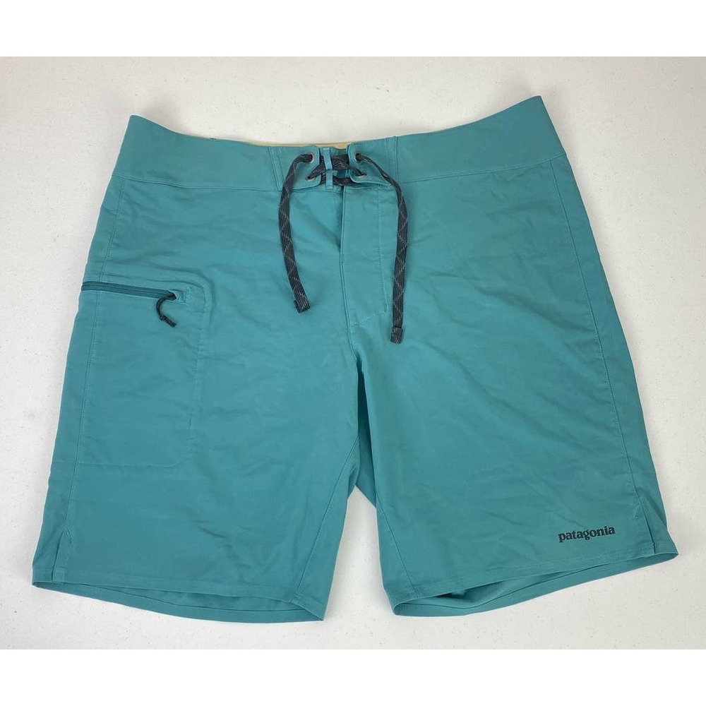 Men Patagonia Stretch Planing Tate 9" Inseam swim trunks board shorts